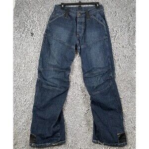 G-Star Raw Denim Elwood Safety Plus Jean Men's Size 31x34 Button Fly Grunge Punk